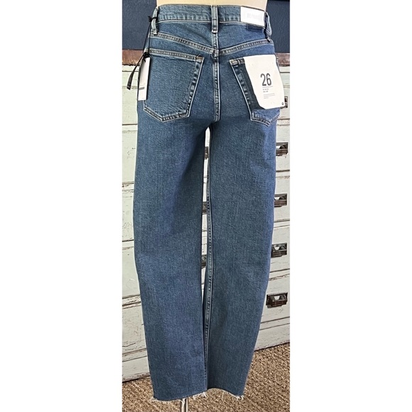 Redone Re/Done 90’s High Rise Ankle Crop Jeans 26 - Picture 7 of 14